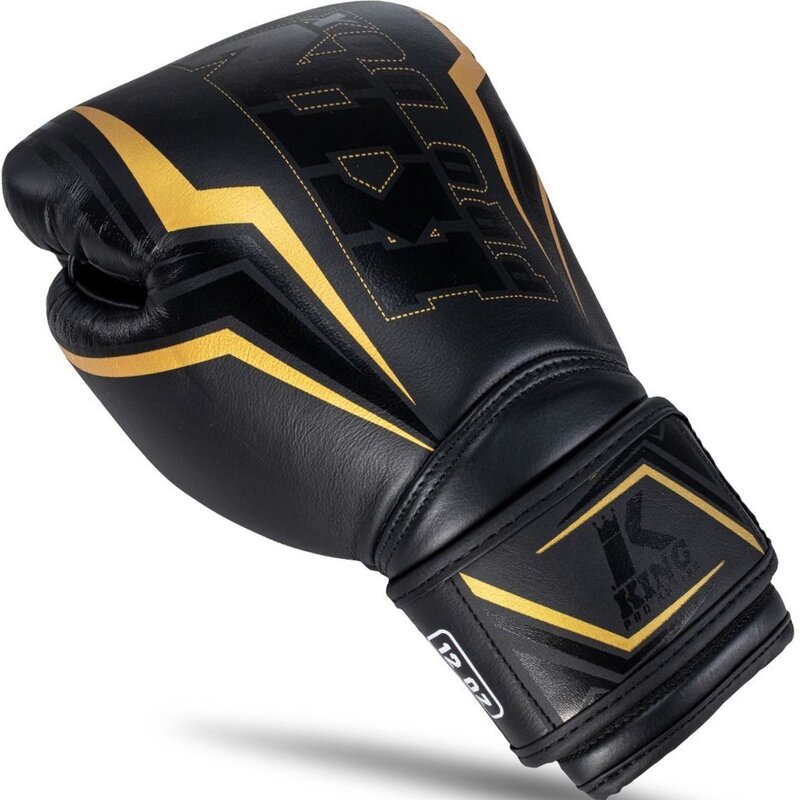 King Pro Boxing King Pro Boxing Kickboks Handschoenen KPB/BG THOR Leer Zwart