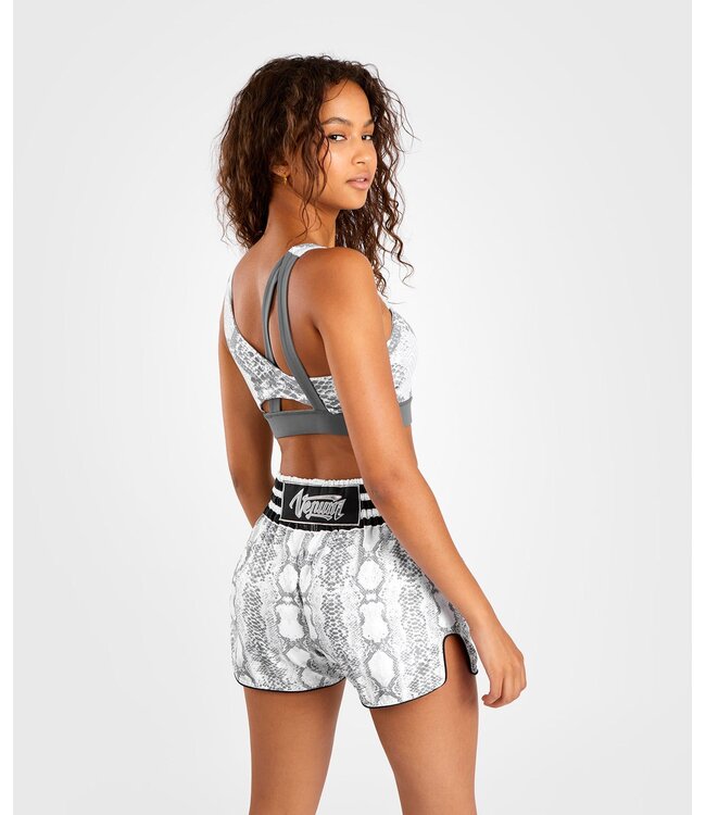 Venum White Snake Muay Thai Kickboks Short