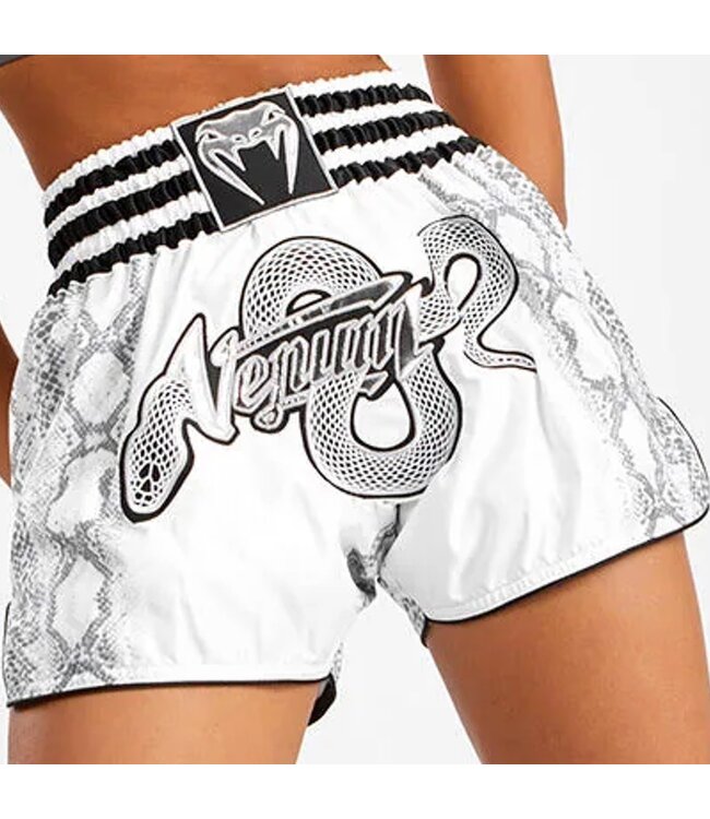Venum Venum White Snake Muay Thai Kickboxing Short