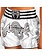 Venum Venum White Snake Muay Thai Kickboxing Short