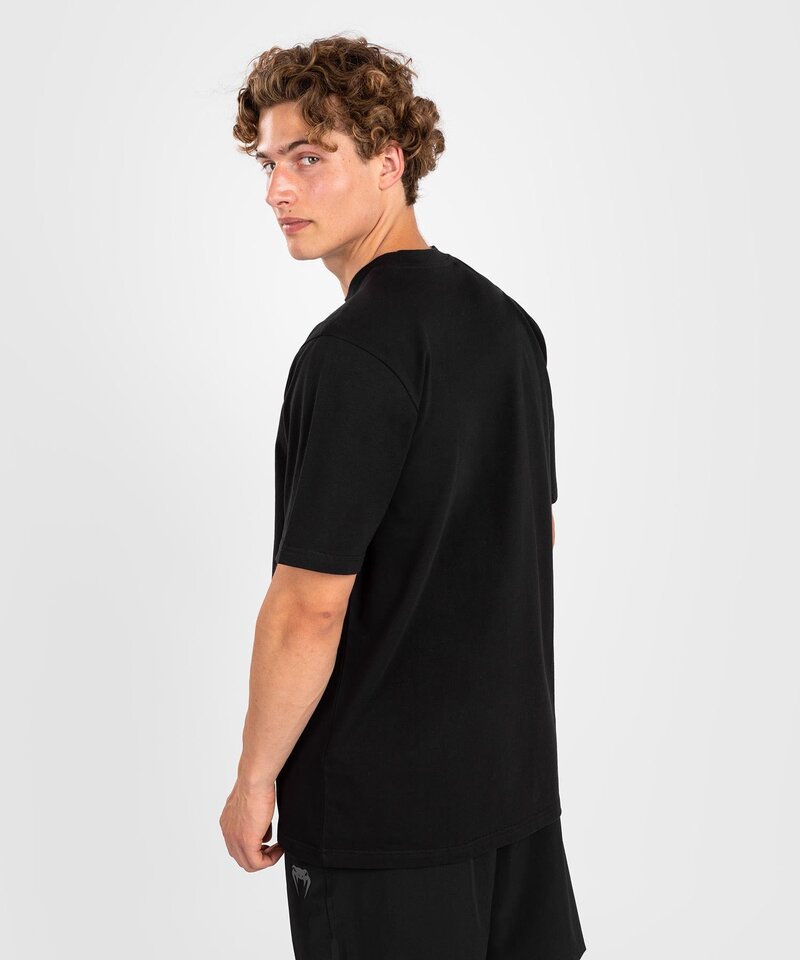 Venum Classic T-Shirt Cotton Black Reflective - FIGHTWEAR SHOP EUROPE