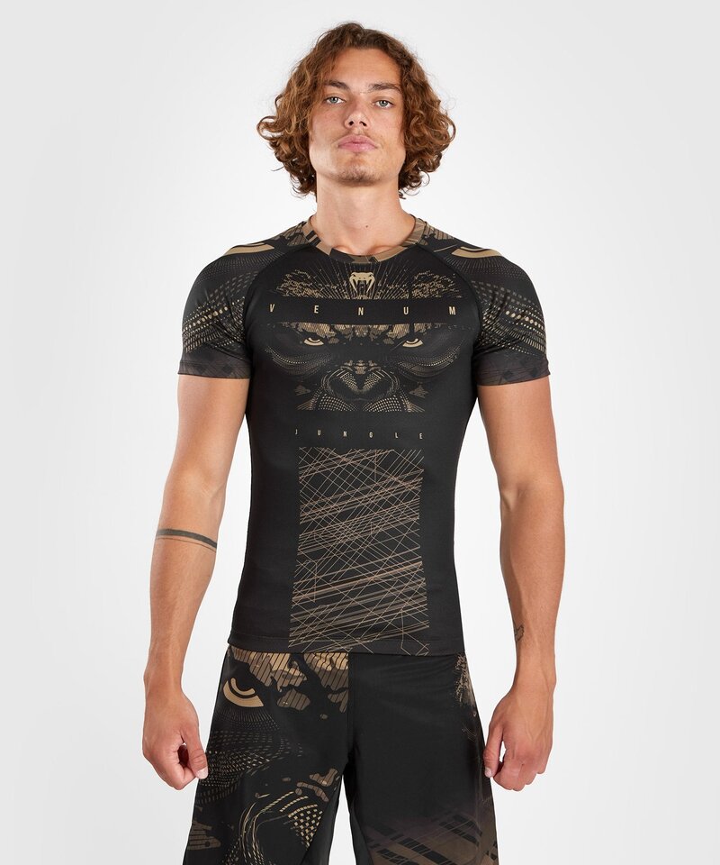 Venum Venum Gorilla Jungle Rash Guard Schwarzer Sand