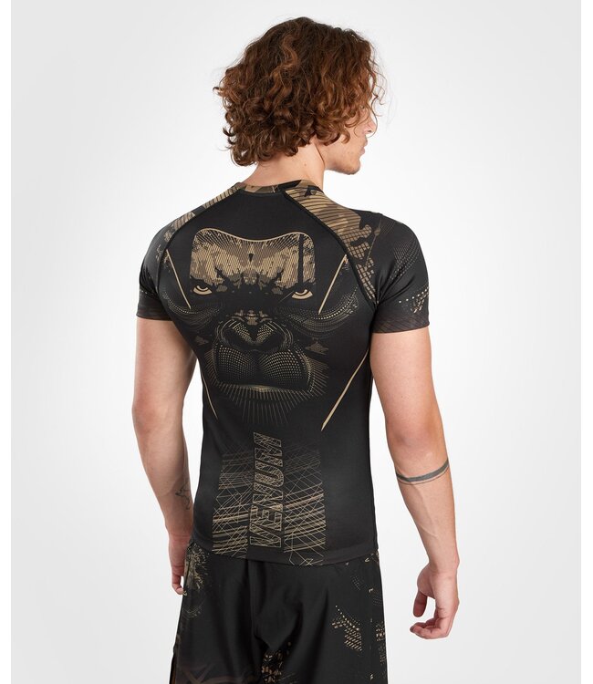 Venum Gorilla Jungle Rash Guard Black Sand
