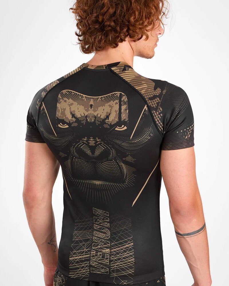 Venum Gorilla Jungle Rash Guard Black Sand - FIGHTWEAR SHOP EUROPE