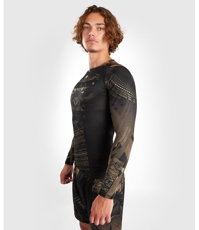 Venum Gorilla Jungle Rash Guard L/S Schwarz Sand