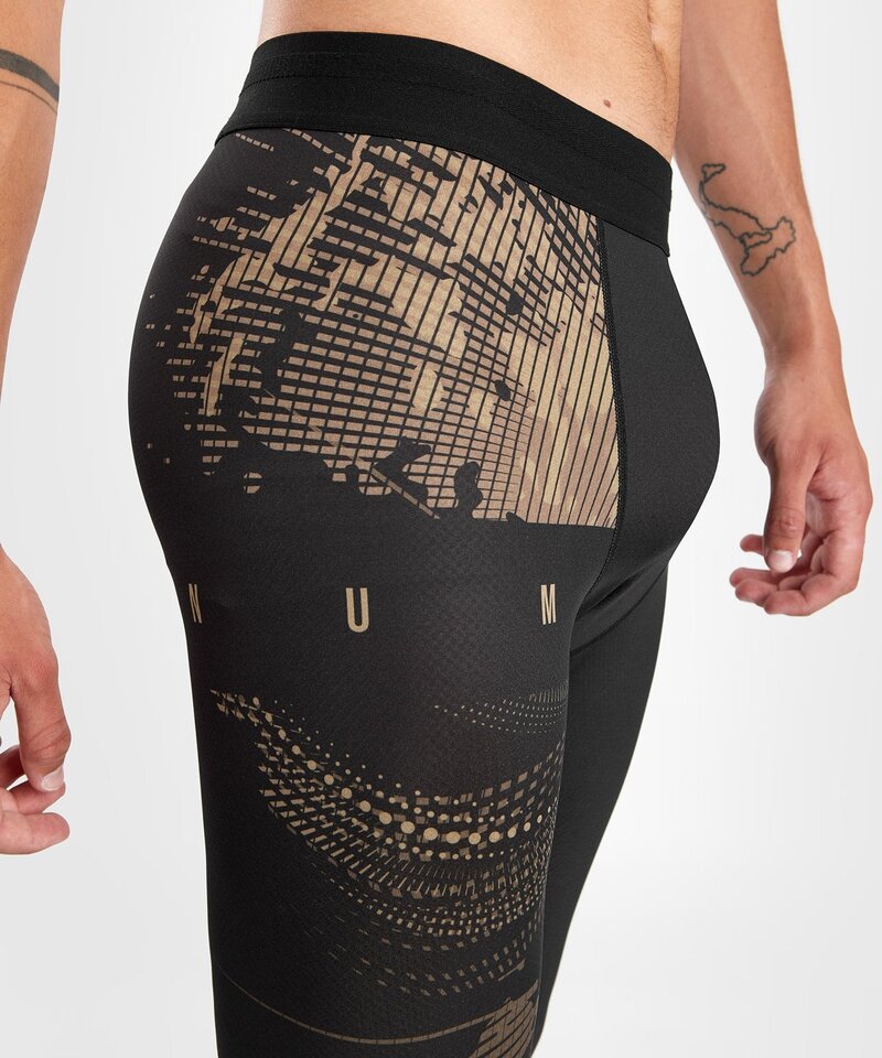 Venum Venum Gorilla Jungle Sports Leggings Spats Black Sand