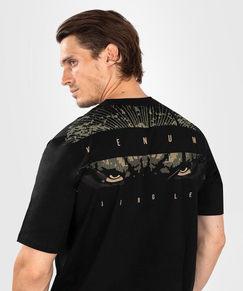 Venum Venum Gorilla Jungle Baumwoll-T-Shirt Schwarz Sand