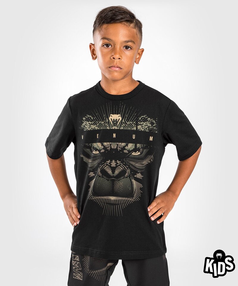 Round Neck T shirt Kids Black