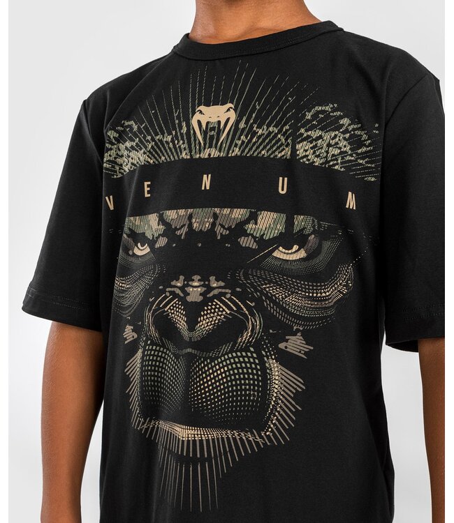 Venum Gorilla Jungle Katoenen T-shirt Kinderen Zwart Zand