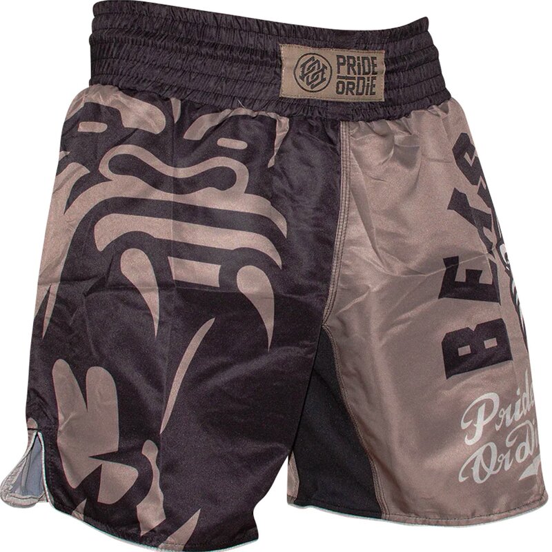 Pride or Die PRiDE or DiE Fight Shorts Beast Mode Gorilla Black