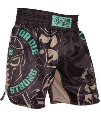 PRiDEorDiE PRiDE or DiE Fight Shorts Only the Strong Black