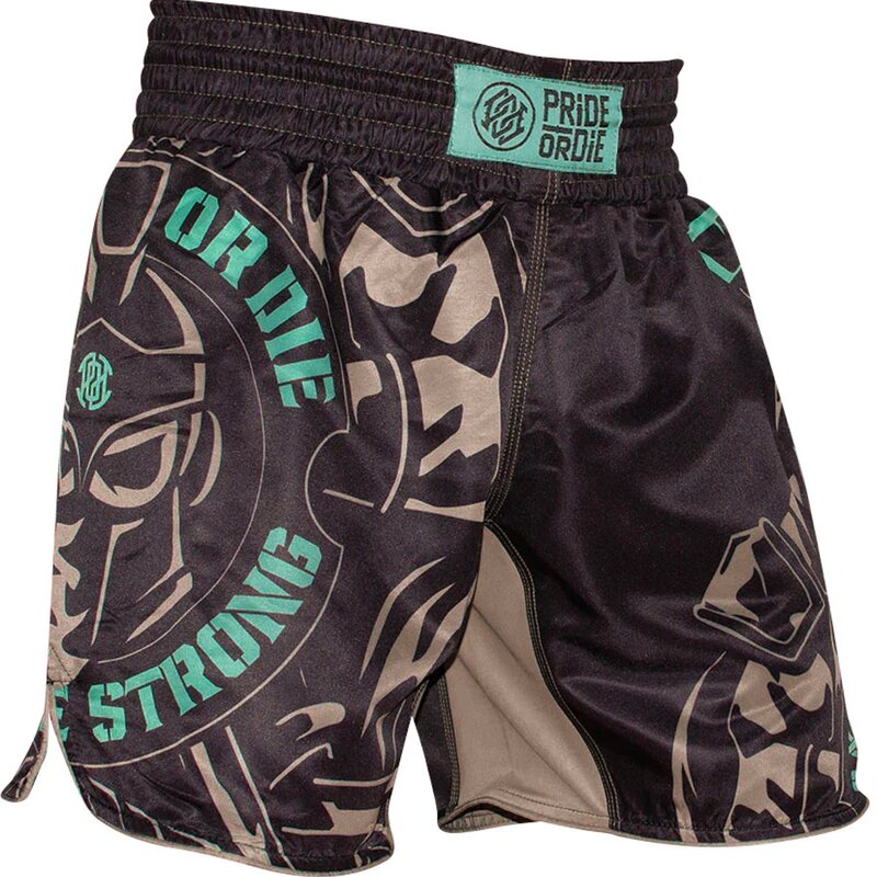 Pride or Die PRiDE or DiE Fight Shorts Only the Strong Black