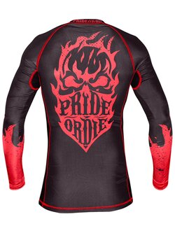 Pride or Die PRiDE or DiE Rash Guard Reckless Flames Zwart Rood
