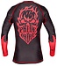 PRiDE or DiE Rash Guard Reckless Flames Black Red