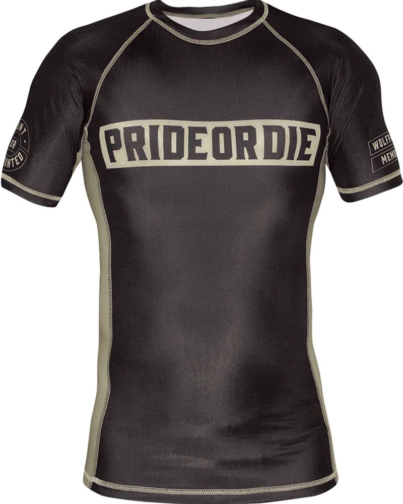 Pride or Die PRiDE or DiE Rash Guard Wolfpack Black