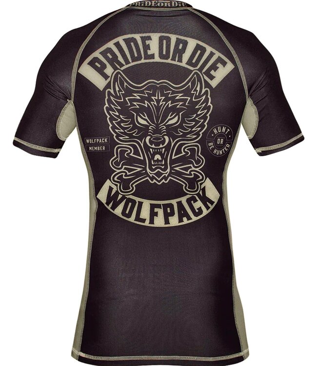 Pride or Die PRiDE or DiE Rash Guard Wolfpack Black