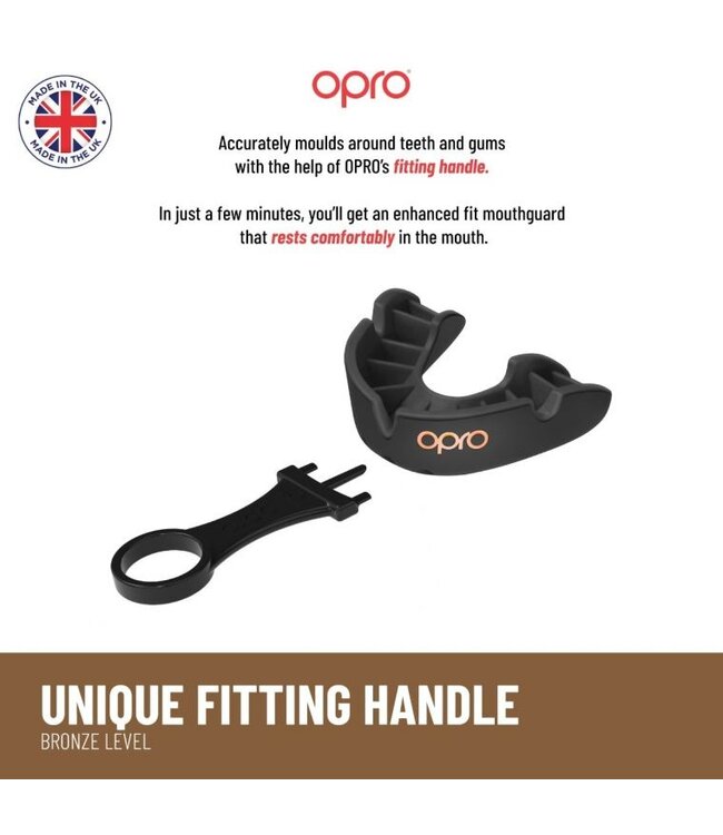 UFC x OPRO Mundschutz Kinder JR Weiß