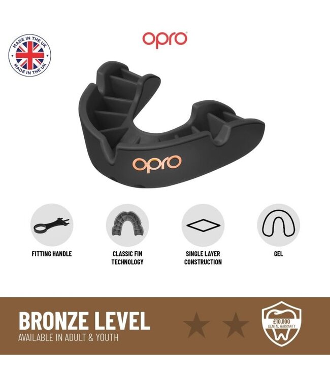 UFC x OPRO Gebitsbeschermer Kids JR Wit