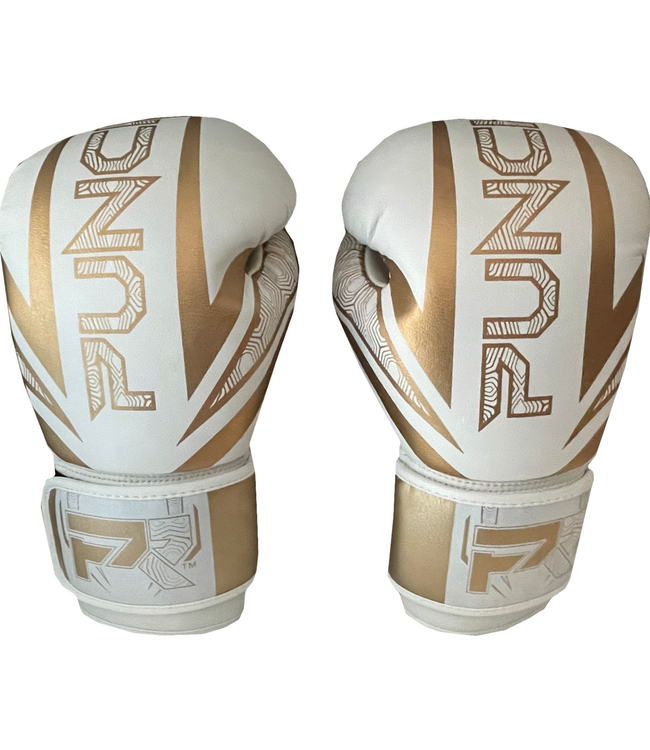 PunchR™  PunchR™ Elektro-Boxhandschuhe, Weißgold, Mikrofaser