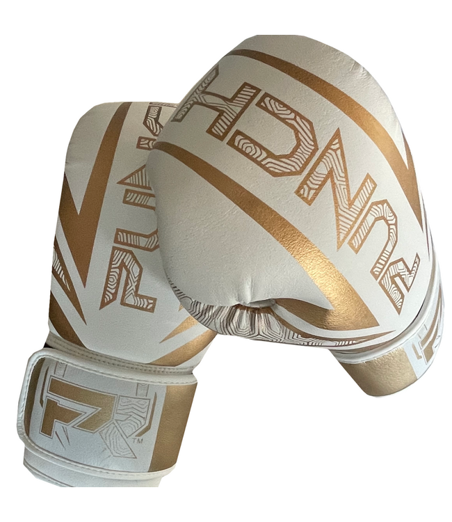 PunchR™  PunchR™ Elektro-Boxhandschuhe, Weißgold, Mikrofaser