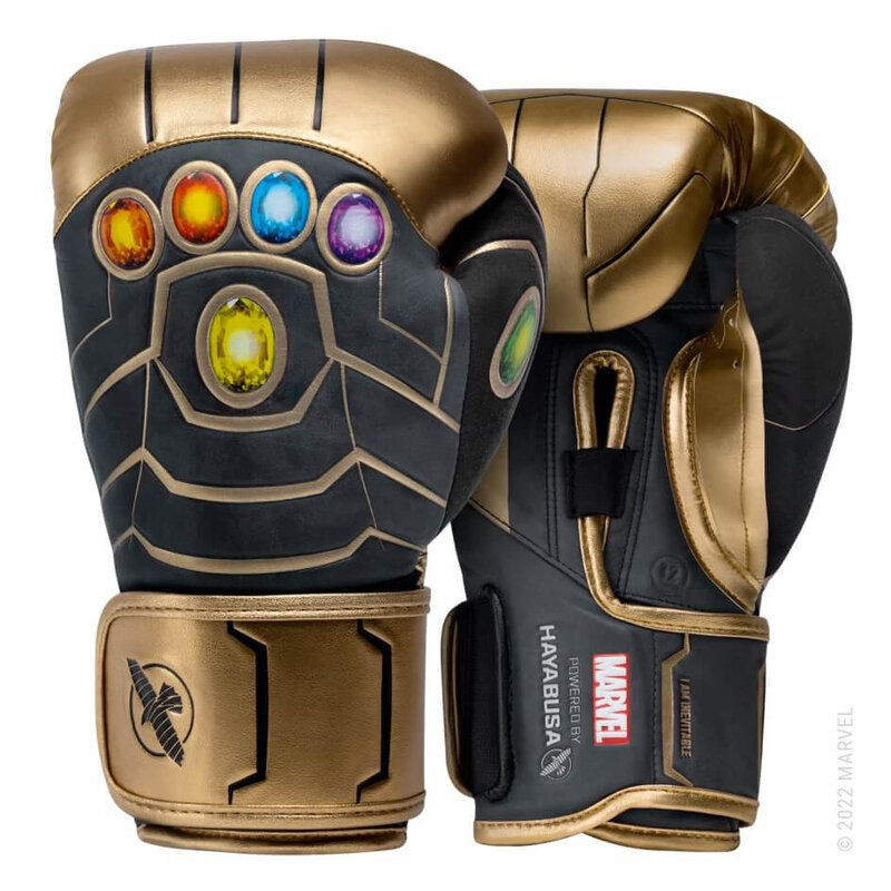 Hayabusa Hayabusa T3 Boxing Gloves Marvel Thanos Gold Black