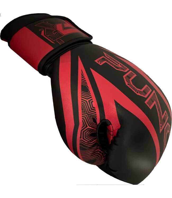 PunchR™ Electric Boxing Gloves Microfiber Black Red