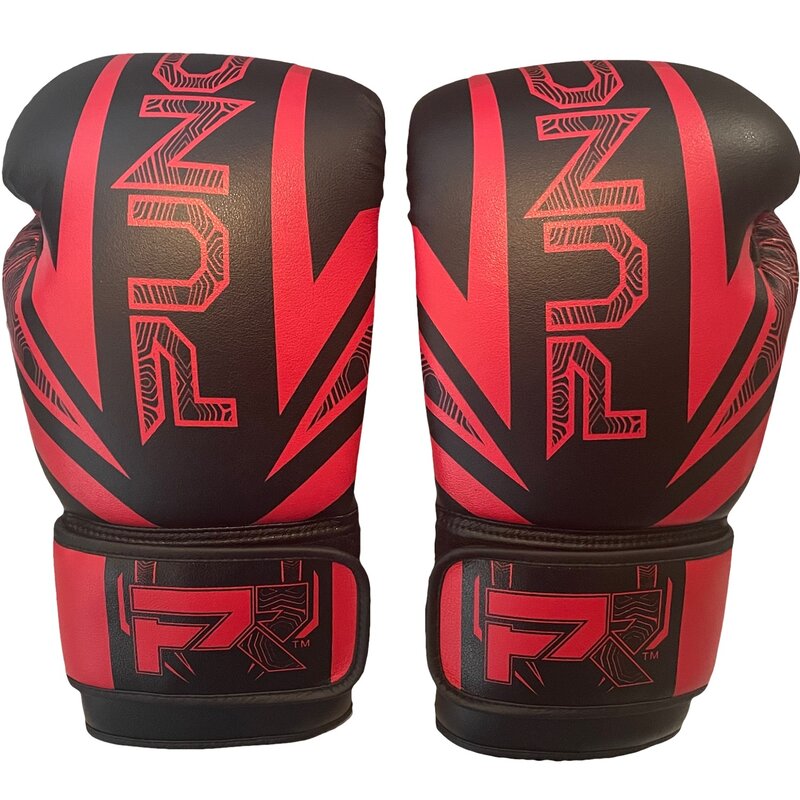 PunchR™  PunchR™ Electric Boxing Gloves Microfiber Black Red