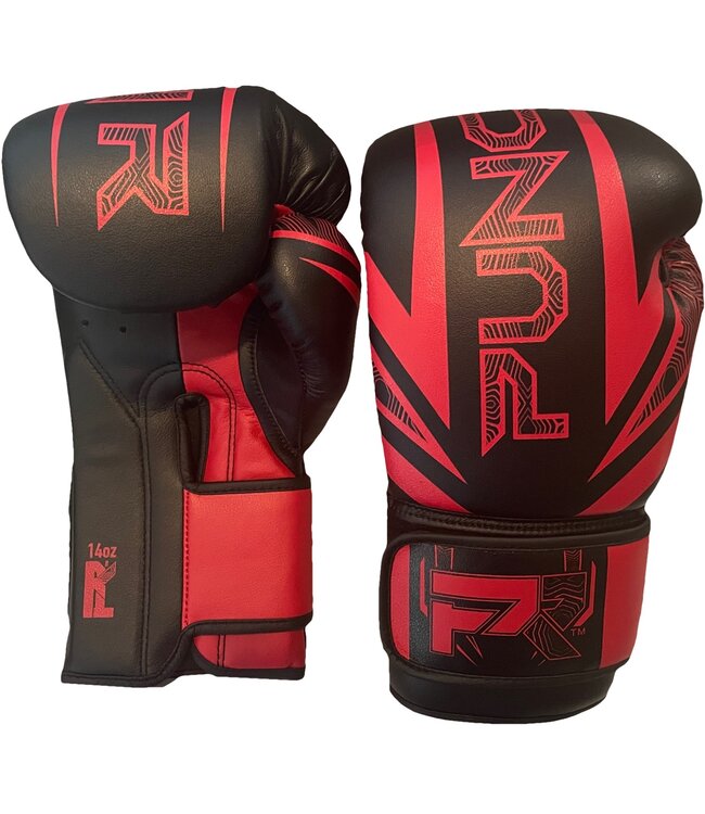 PunchR™ Electric Boxing Gloves Microfiber Black Red