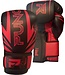 PunchR™ Electric Boxhandschuhe Microfiber Schwarz Rot