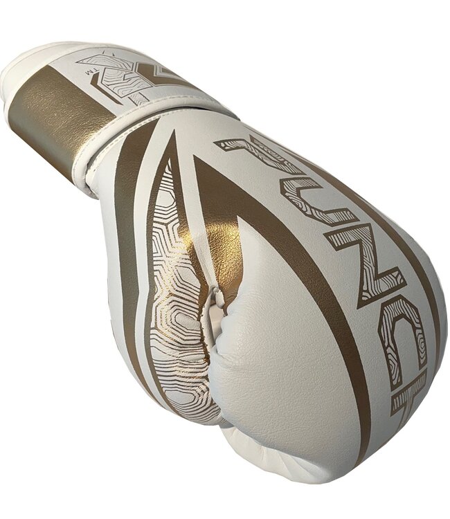 PunchR™ Elektro-Boxhandschuhe, Weißgold, Mikrofaser