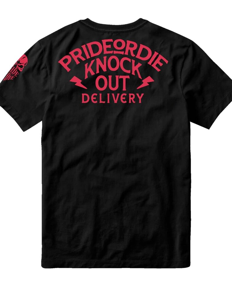 Pride or Die PRiDE or DiE Baumwolle T-Shirt KNOCKOUT DELIVERY Schwarz