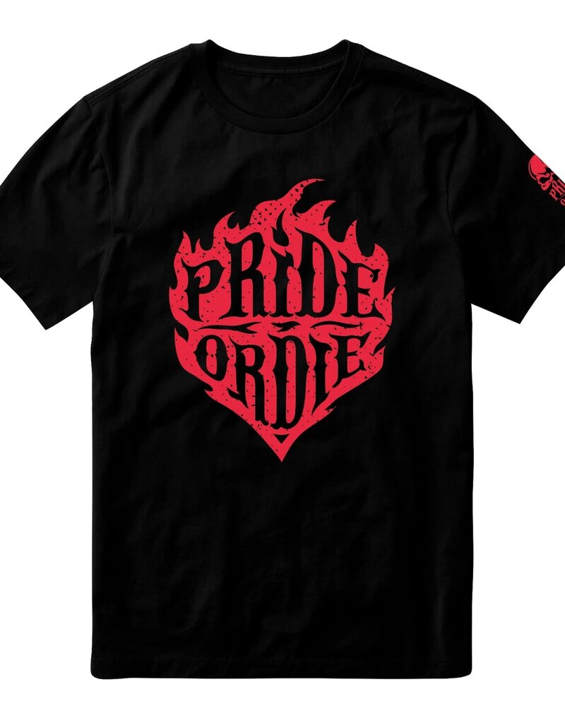 Pride or Die PRIDE or Die Baumwolle T-Shirt RECKLESS FLAMES Schwarz