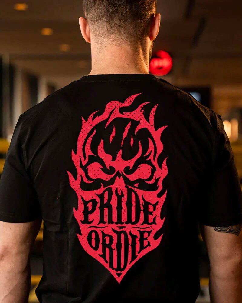 Pride or Die PRIDE or Die Baumwolle T-Shirt RECKLESS FLAMES Schwarz