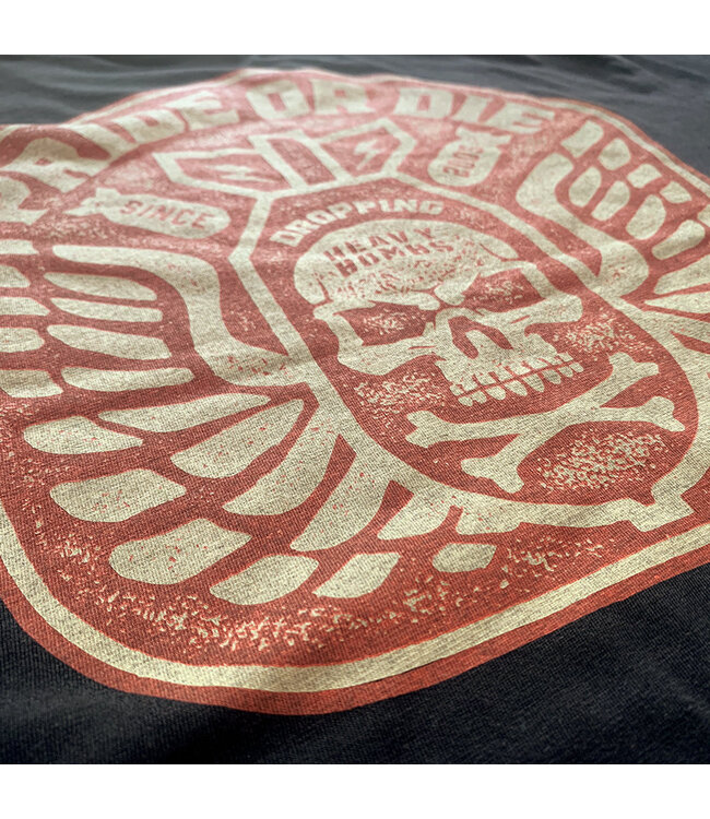 PRIDE or Die T-Shirt DROPPING BOMBS Cotton Black