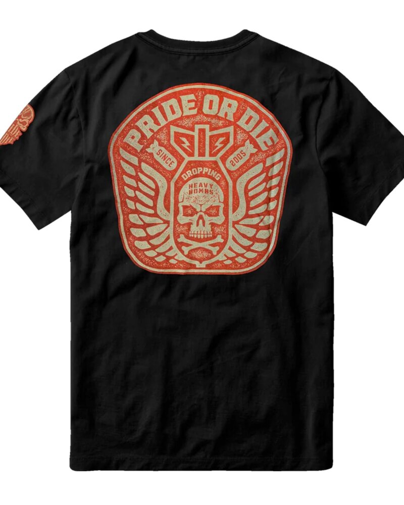 Pride or Die PRIDE or Die T-Shirt DROPPING BOMBS Cotton Black