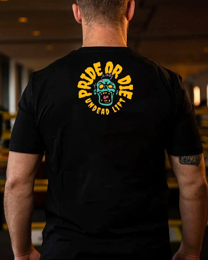 Pride or Die PRIDE or Die T-Shirt UNDEAD LIFT Cotton Black