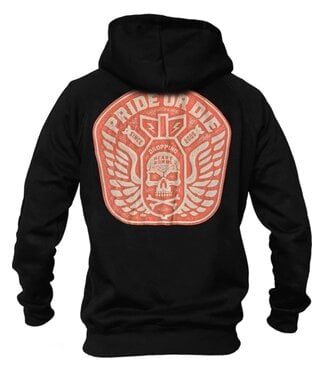 PRiDEorDiE PRiDEorDiE Hoodie Sweater DROPPING BOMBS Black