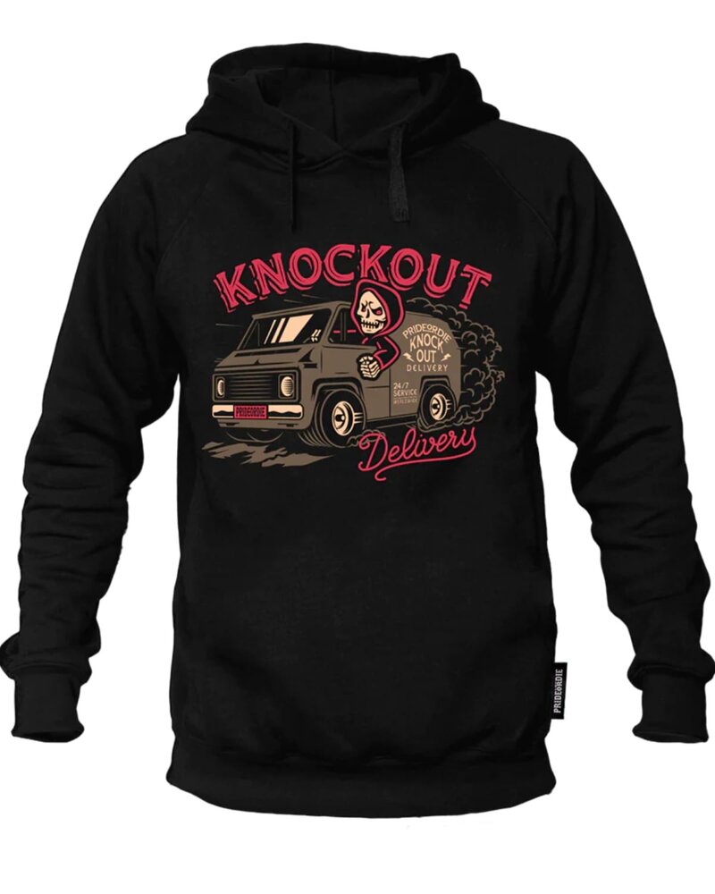 Pride or Die PRiDE oR DiE Hoodie Sweater "KNOCKOUT DELIVERY" Schwarz