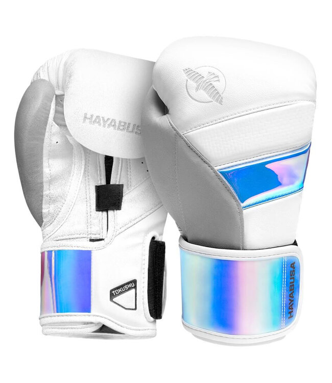 Hayabusa Hayabusa T3 Boxing Gloves White Iridescent