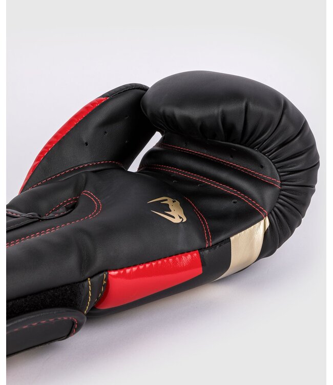 Venum Venum Elite Boxhandschuhe Schwarz Gold Rot