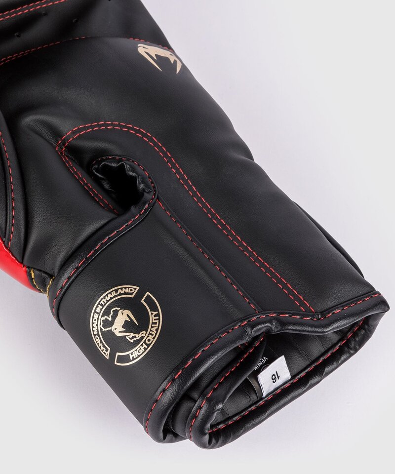 Venum Venum Elite Boxhandschuhe Schwarz Gold Rot