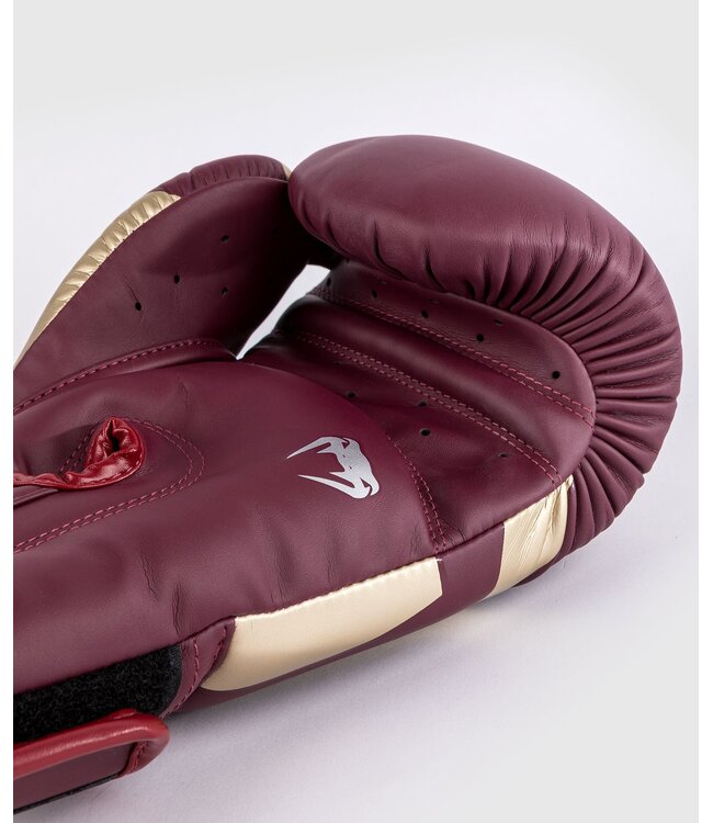 Venum Elite (Kick)Boxing Gloves Burgundy Gold