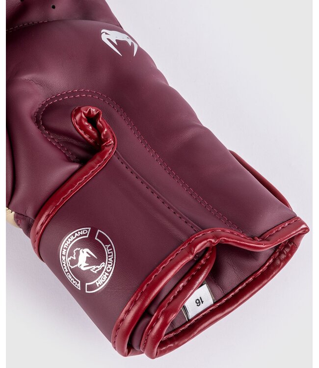 Venum Elite (Kick)Boxing Gloves Burgundy Gold