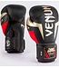 Venum Elite Boxhandschuhe - Schwarz/Gold/Rot | Für Boxen, Kickboxen und Muay‑Thai