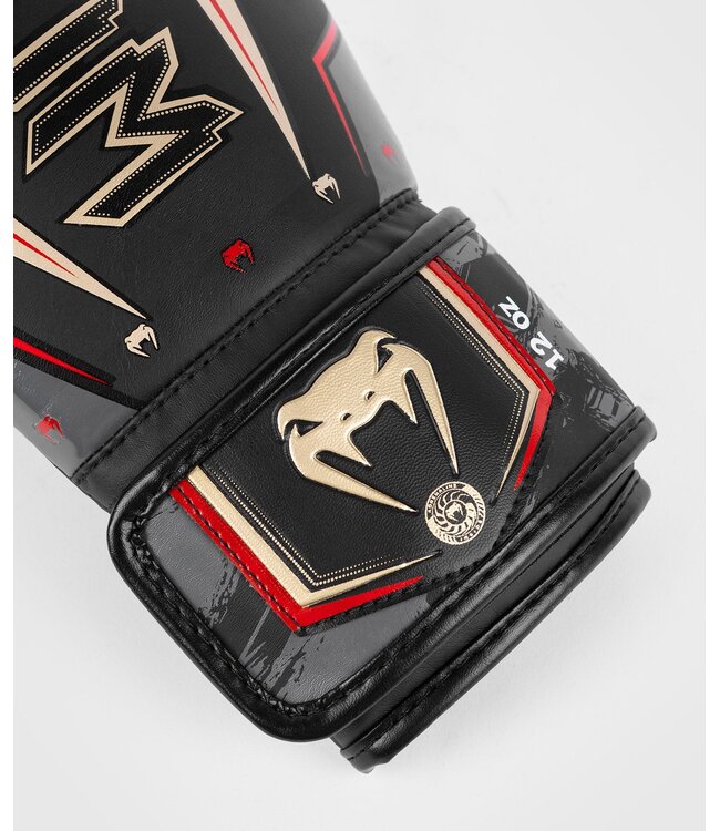 Venum Elite Evo (Kick)Boxhandschuhe Schwarz Gold Rot