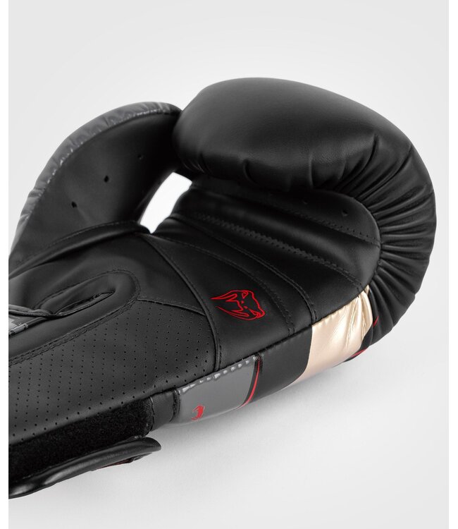 Venum Elite Evo (Kick)Boxhandschuhe Schwarz Gold Rot
