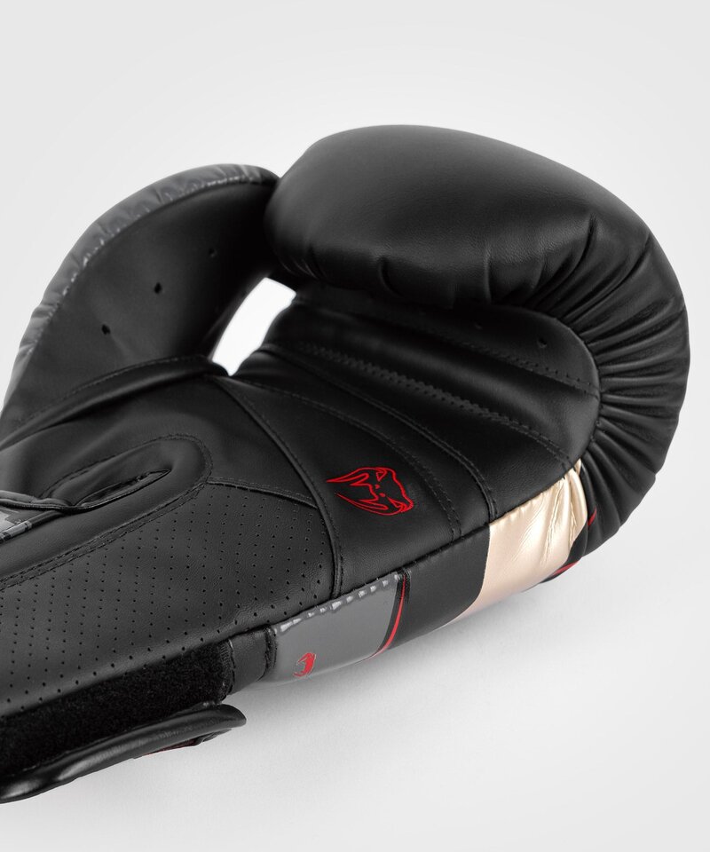 Venum Venum Elite Evo (Kick)Boxhandschuhe Schwarz Gold Rot