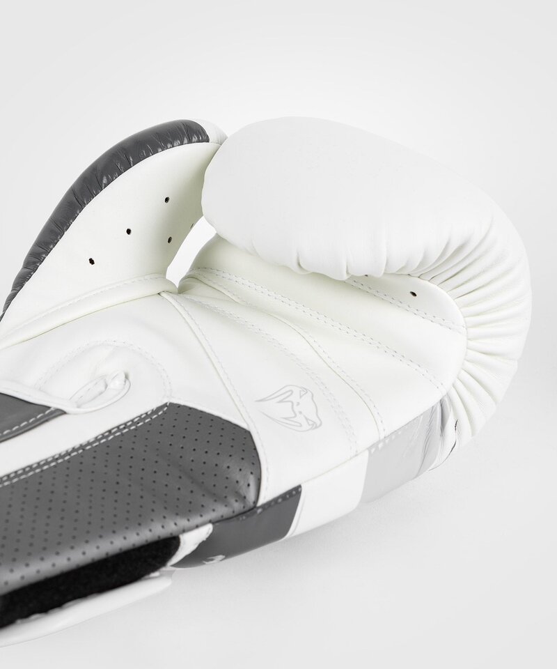 Venum Venum Elite Evo (Kick)Boxhandschuhe Weiß Grau