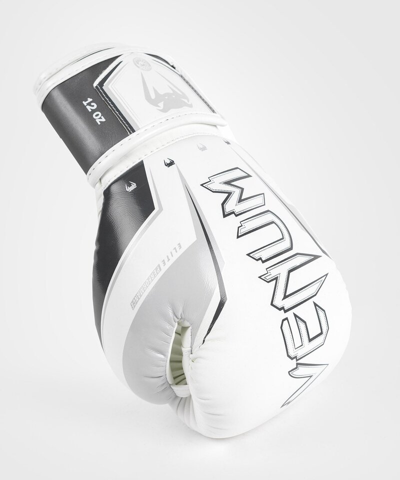 Venum Venum Elite Evo (Kick)Boxhandschuhe Weiß Grau