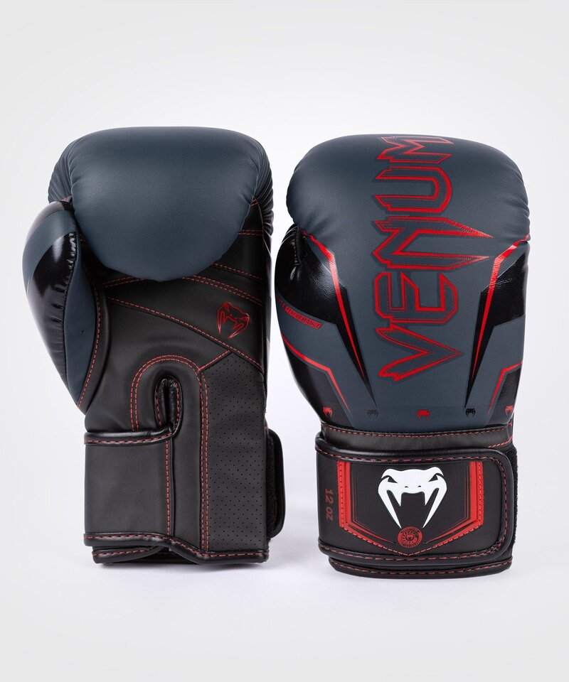 Venum Venum Elite Evo Muay Thai Boxing Gloves Navy Black Red